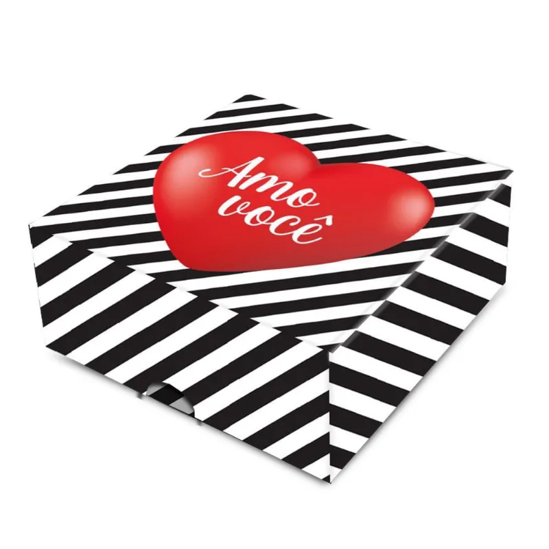 6 Und Caixa 4 Bombons Amor Listrada Festcolor