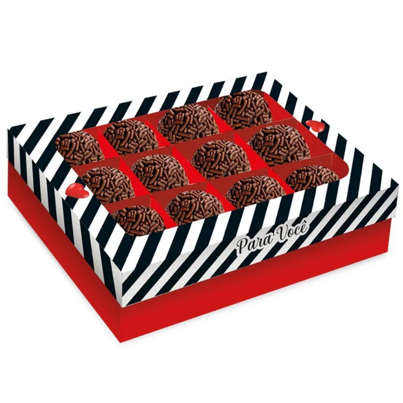 3 Und Caixa Porta 12 Bombons Amor - Festcolor