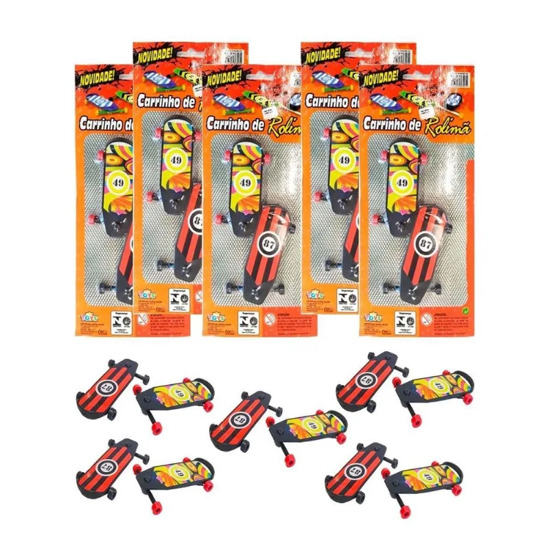 5un Brinquedo Carrinho De Rolimã 2 Modelos - Mini Toys