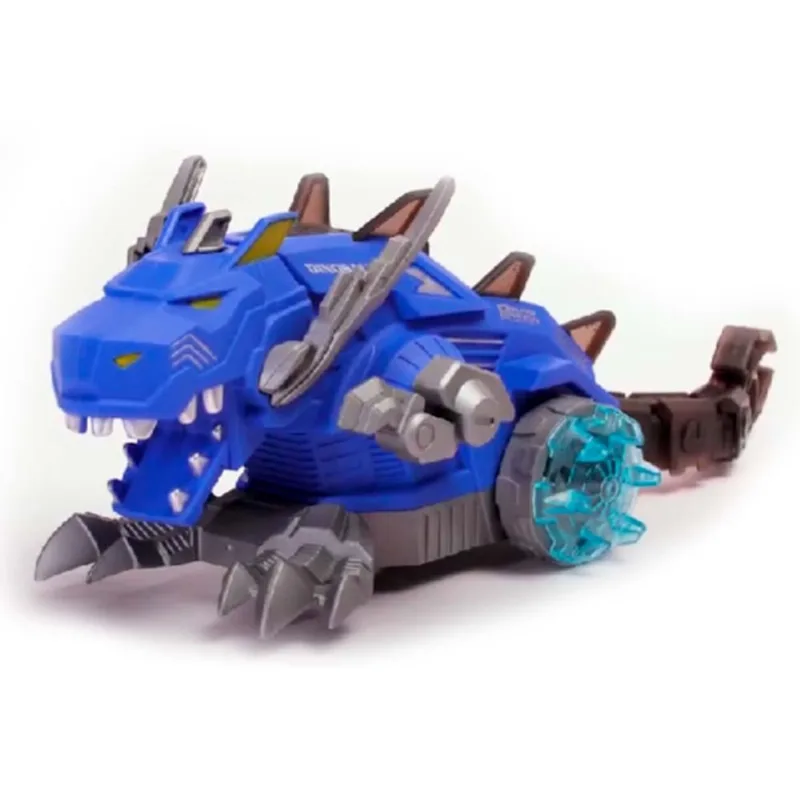 Dinossauro Cyber Spray Bate E Volta Com Luz E Som Azul
