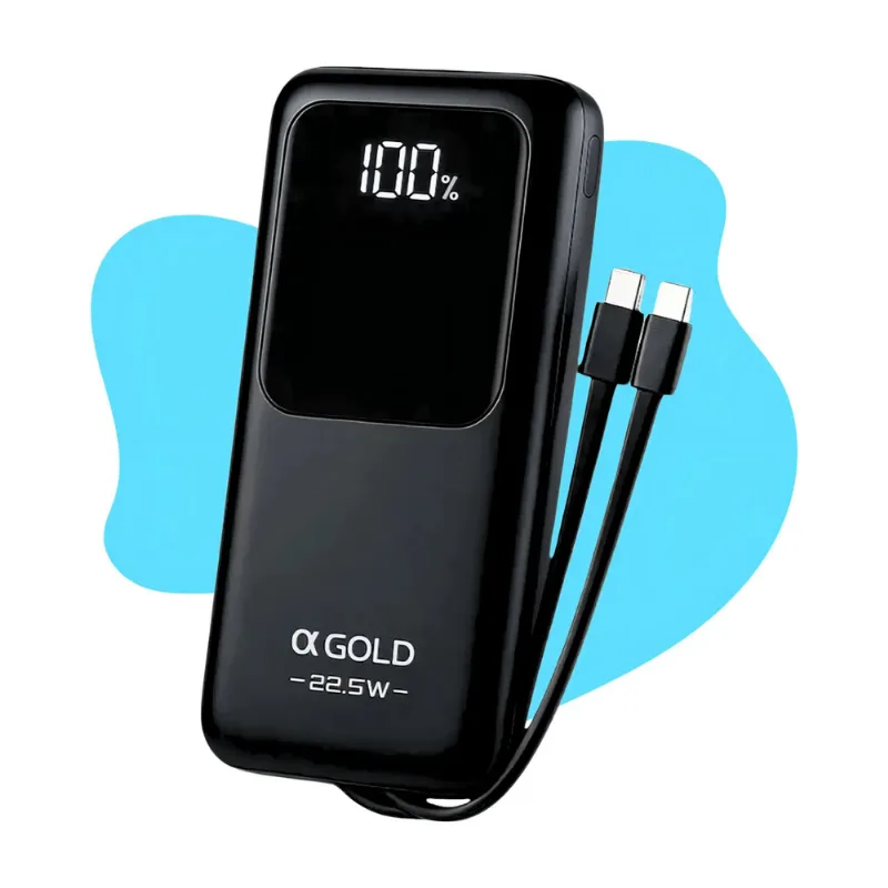 Carregador Bolso Premium Preto 22.5w Tecnologia Rápida