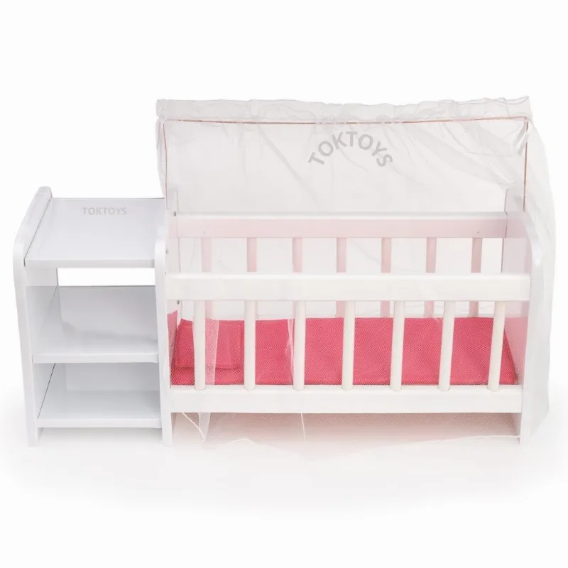 Berço Para Boneca Bebê Reborn Ninar Milan Alive Madeira Mdf