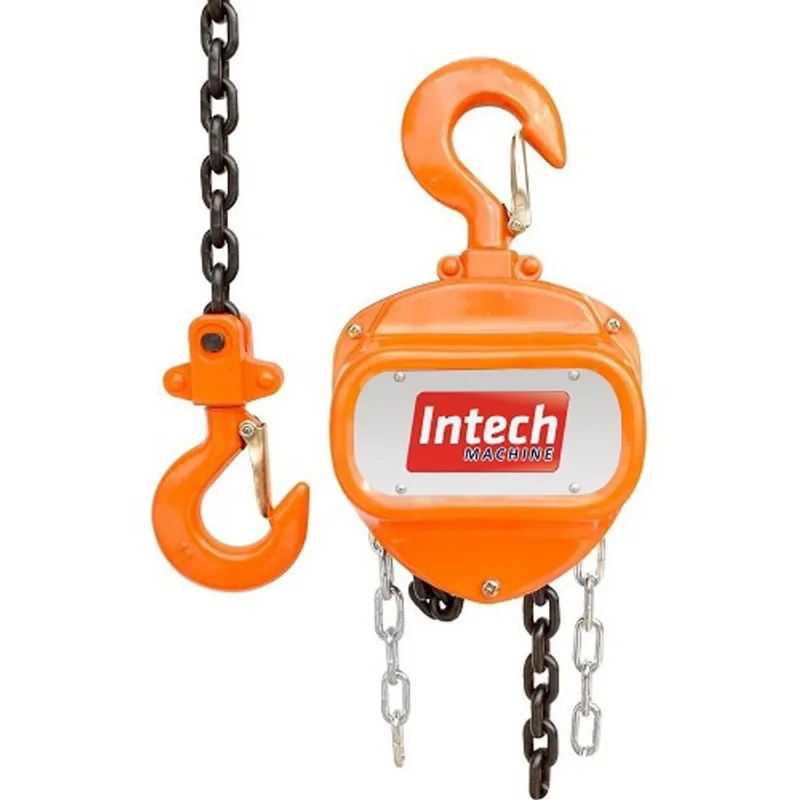 Talha Manual 1T Capacidade Corrente 3 Metros Intech Machine