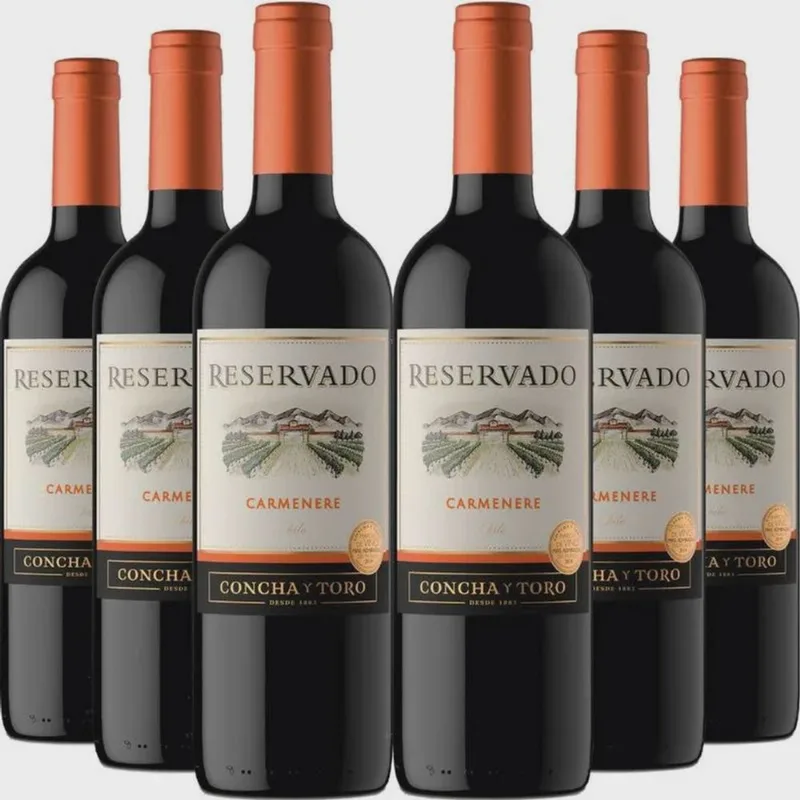 Vinho Concha Y Toro Carmenere 750ml 6 Un