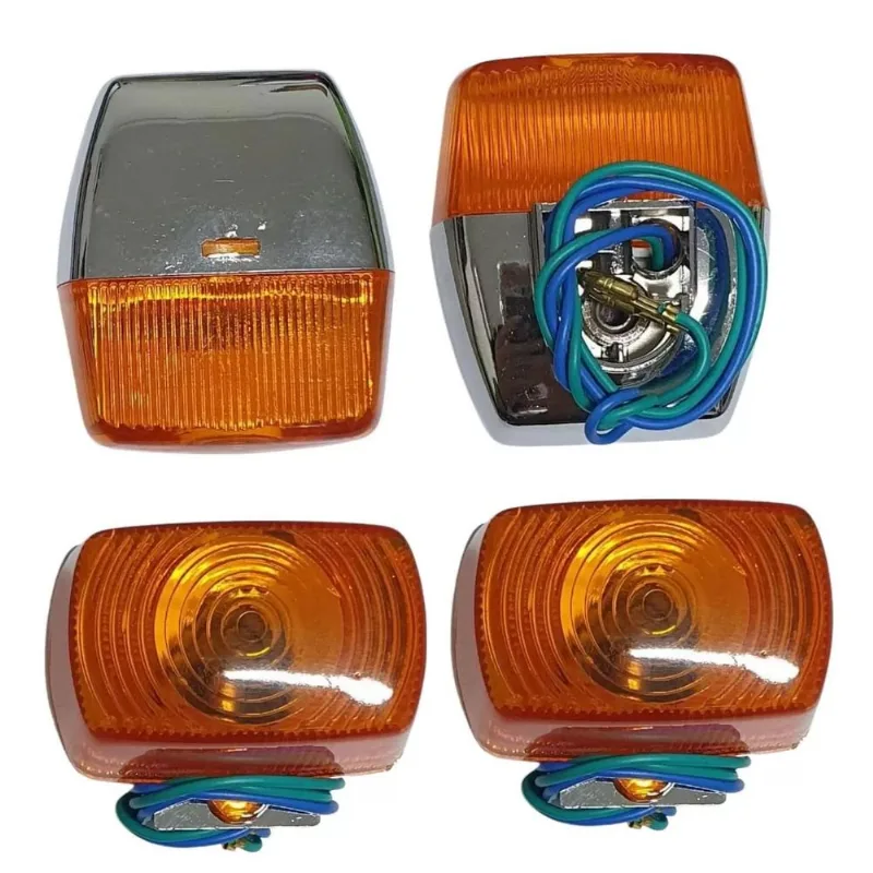 Pisca Bros 125/150/xr 200/tornado/xlr/pop Cromado 4 Peças