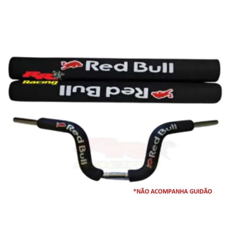 Protetor Espuma Guidão 22mm Com 2 Peças - 32 Cm - Red Bull