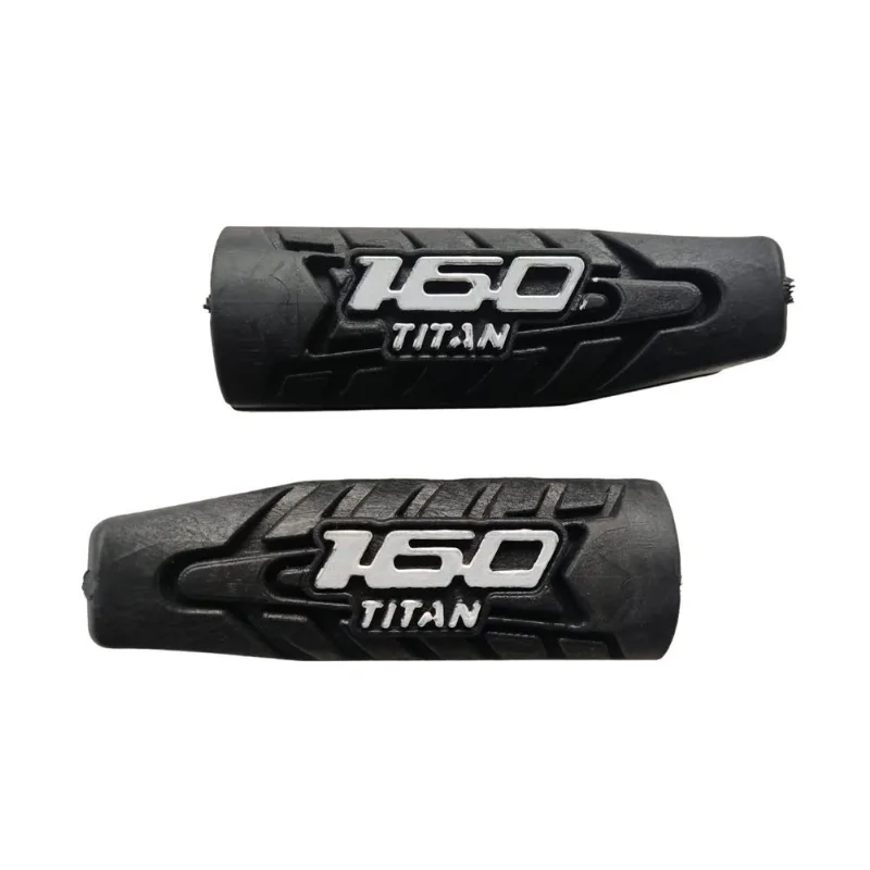 Par Borracha Pedaleira Dianteiro Fan Titan 160 Personalizada