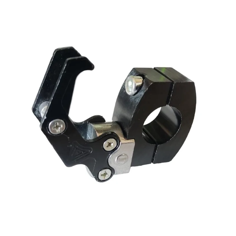 Gancho Guidão Suporte Para Sacolas Compras Moto Bike Preto