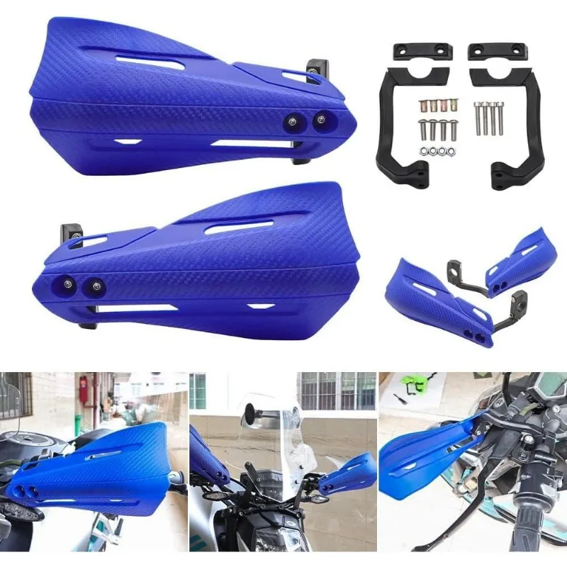 Protetor Mão Azul Modelo Rx Moto Universal Para Guidão 22mm