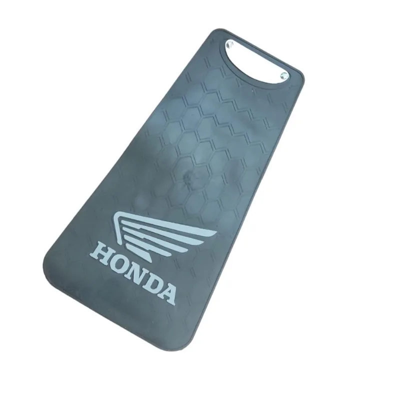 Lameira Parabarro Universal 37Cm Grande Honda Cinza Moto