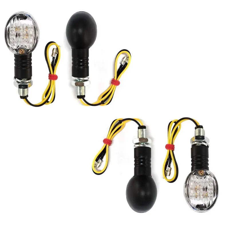 Pisca Led Oval Moto Universal Honda Yamaha Suzuki Dafra