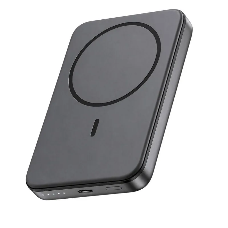 Power Bank MDM Universal 5000mAh Wireless para Celular com Usb C Preto - MDM - Celular E Smartphone