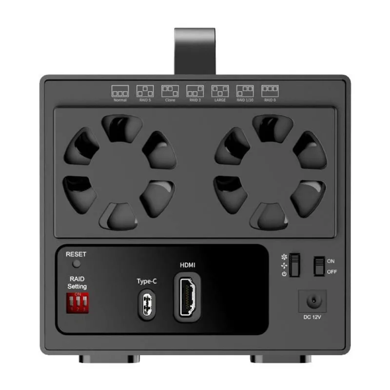 Case Gaveta Dupla Baia Usb 3.0 Acasis 32 Tb. Raid 0 Raid 1