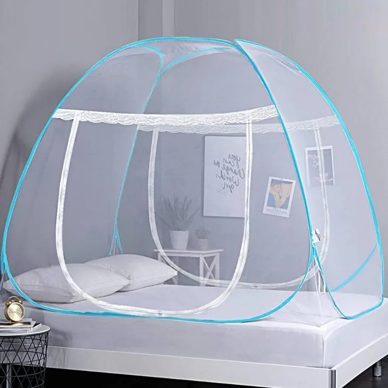 Mosquiteiro Tenda Cama Casal Teto Com Abertura Lateral Luxo