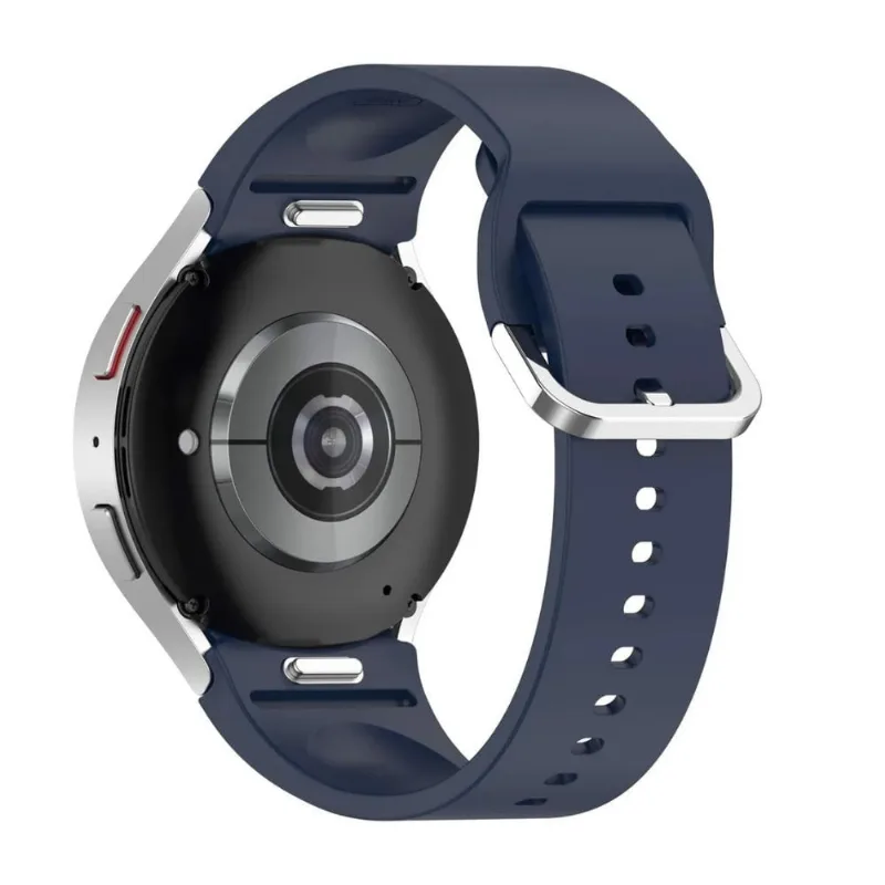Pulseira Esportiva Para SAM Watch 7 Azul Marinho Lisa