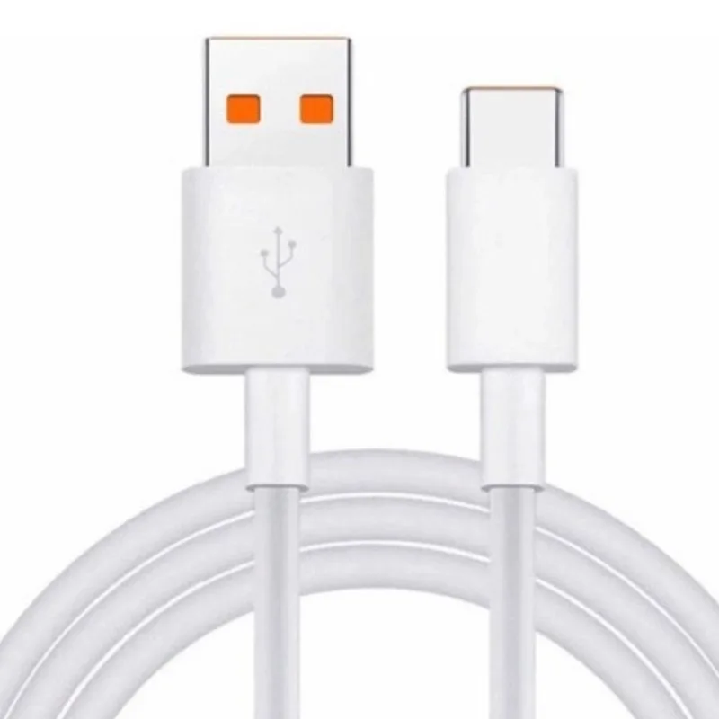 Cabo Usb-c Branco Potente 1 Metro Para Moto G84