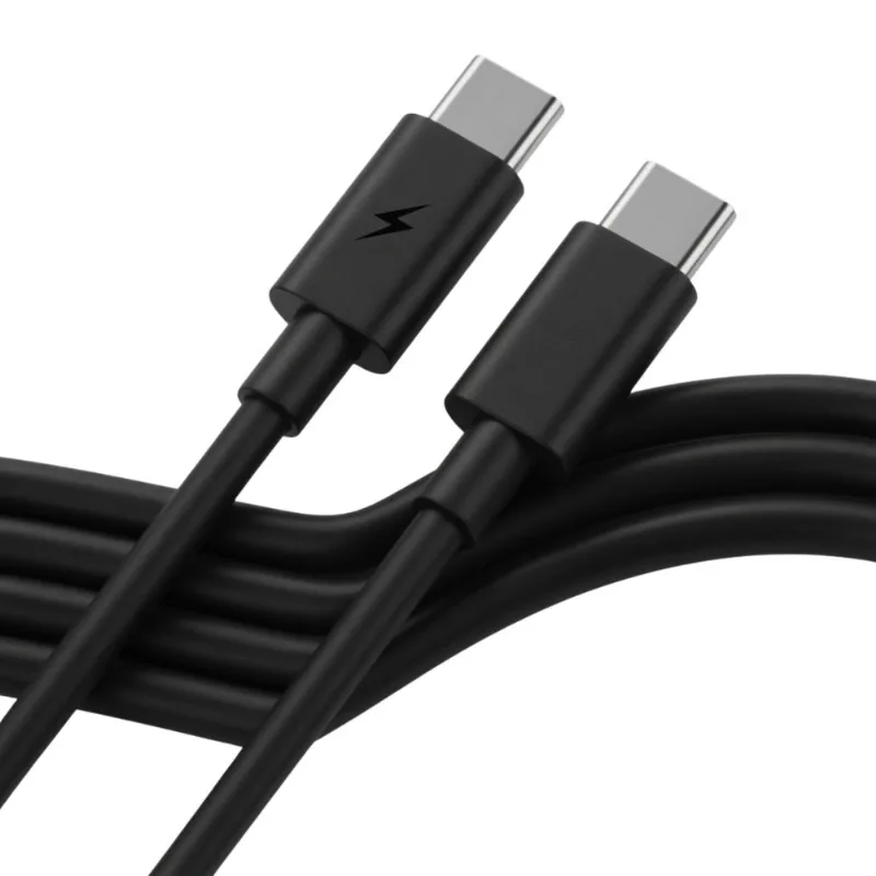 Cabo De Dados USB Tipo C Turbo 1 Metro Preto Durabilidade