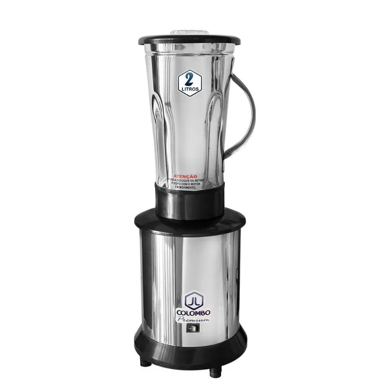 Liquidificador Baixa Rotação 2 Litros Inox Industrial Bivolt