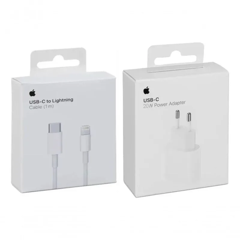 Carregador Turbo com Cabo Lightning Apple MUVU3BZ-A 20W Branco 01 Unidade - Apple - Celular E Smartphone