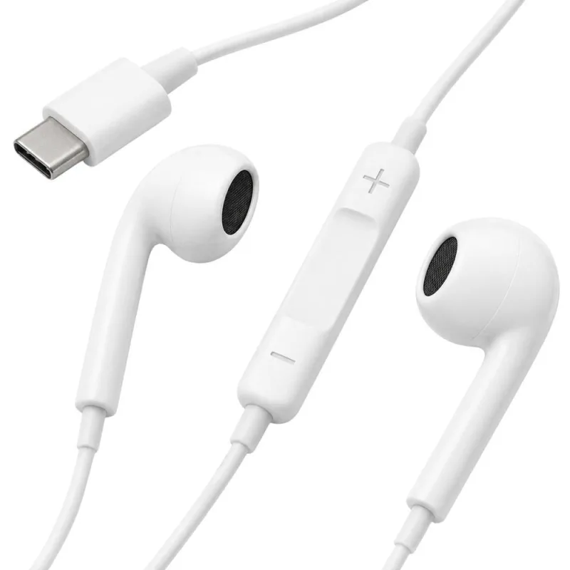 Headset Usb-C Classic Leve com Microfone Integrado para Home Office Branco MDM - MDM - áudio