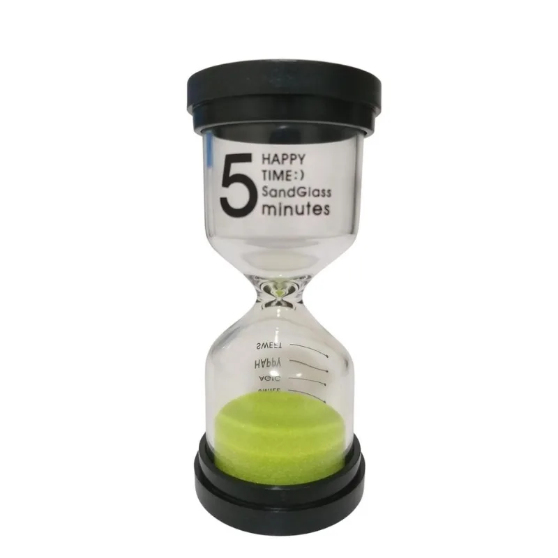 Mini Ampulheta Verde 5 Minutos