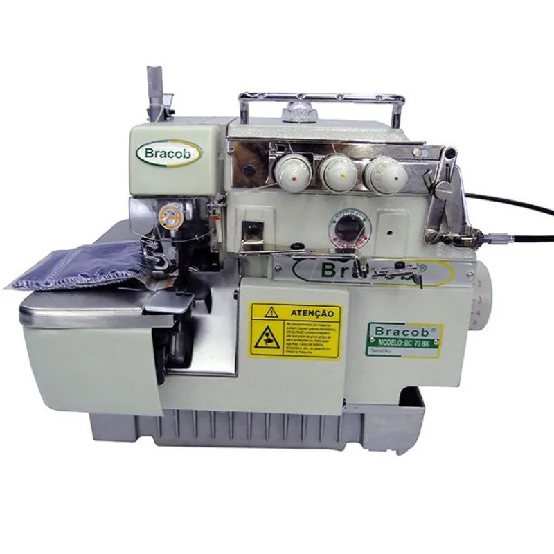 Overlock Industrial com bk 3 Fios, 6000ppm bracob BC-73-BK