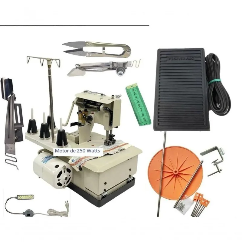 Maquina Costura Galoneira 3 Agulhas + Mesa + 16 Acessórios - BRACOB - Eletrodomésticos