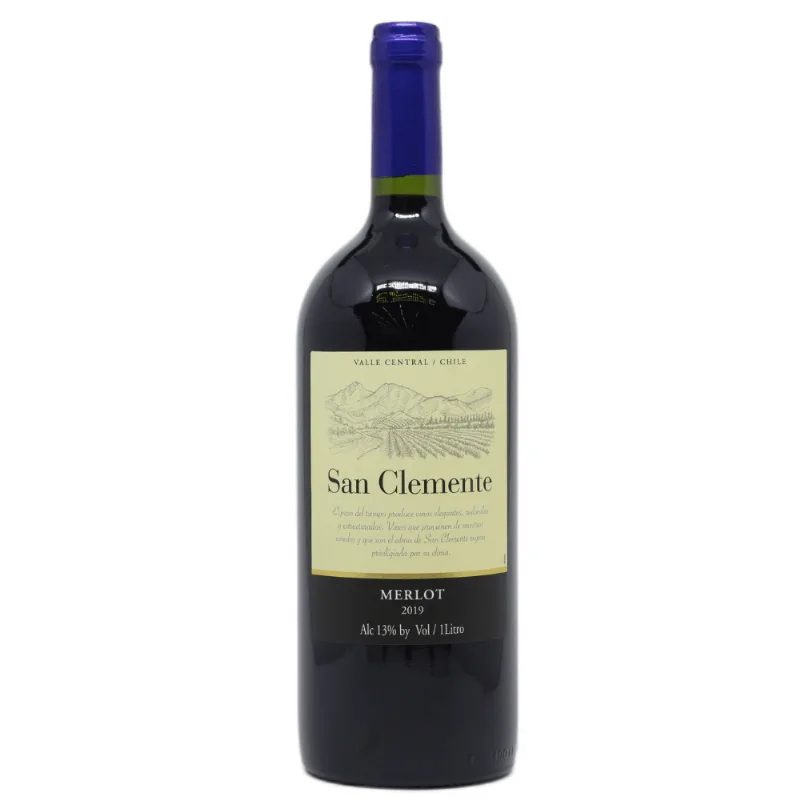 Vinho Chileno San Clemente Merlot Tinto 1l