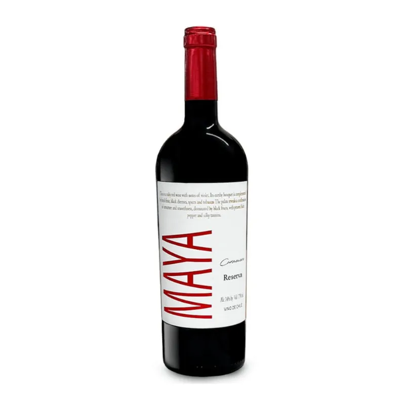 Vinho Chileno Tinto Carmenere Maya 750ml