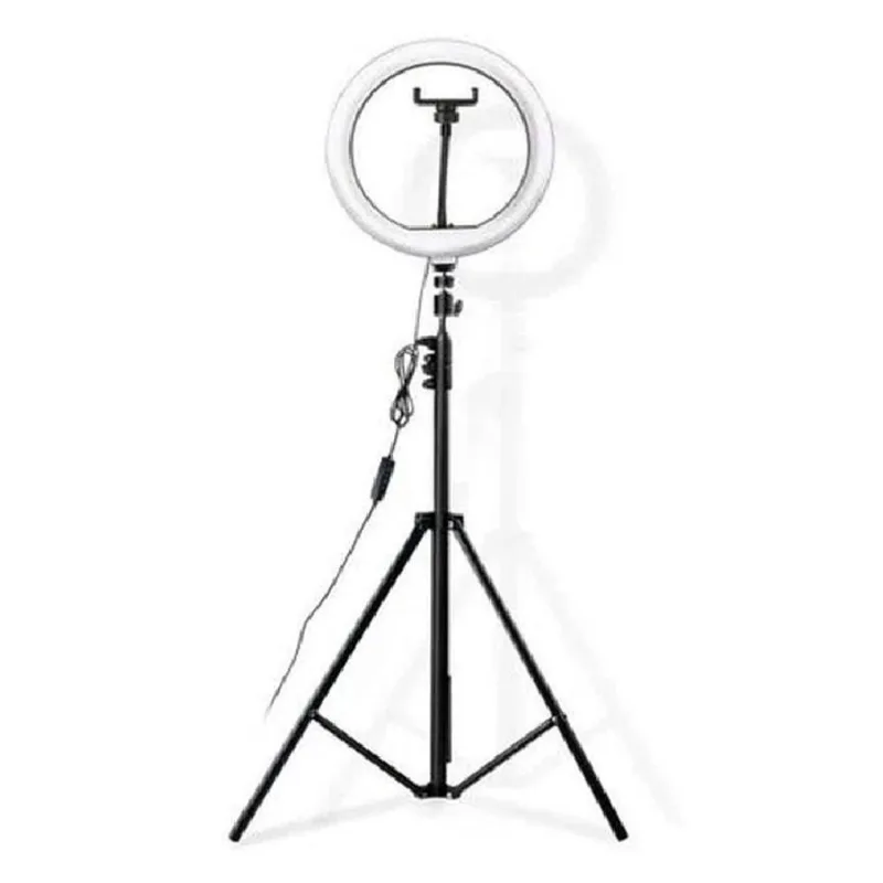 Ring Light Profissional Led 12Pol 30Cm 10W 800Lm Com Tripé