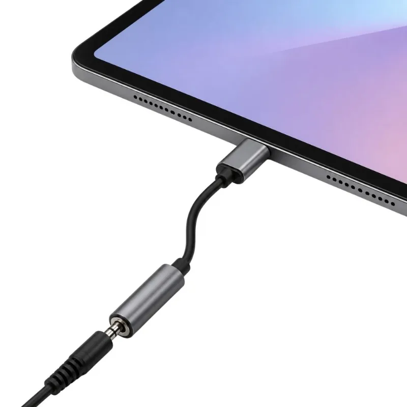 Cabo USB C para P2 Preto Áudio P2 Ver Compat. Celular 10cm