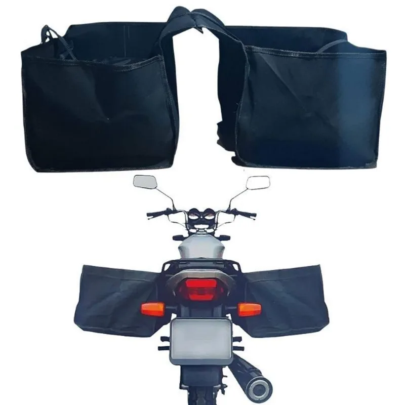 Alforge Lateral Universal Moto, Preto, 100kg, 28x36x60cm