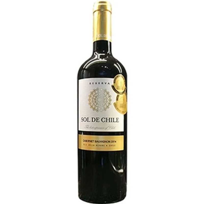 Vinho Chileno Sol de Chile Reserva Cabernet Sauvignon 750ml