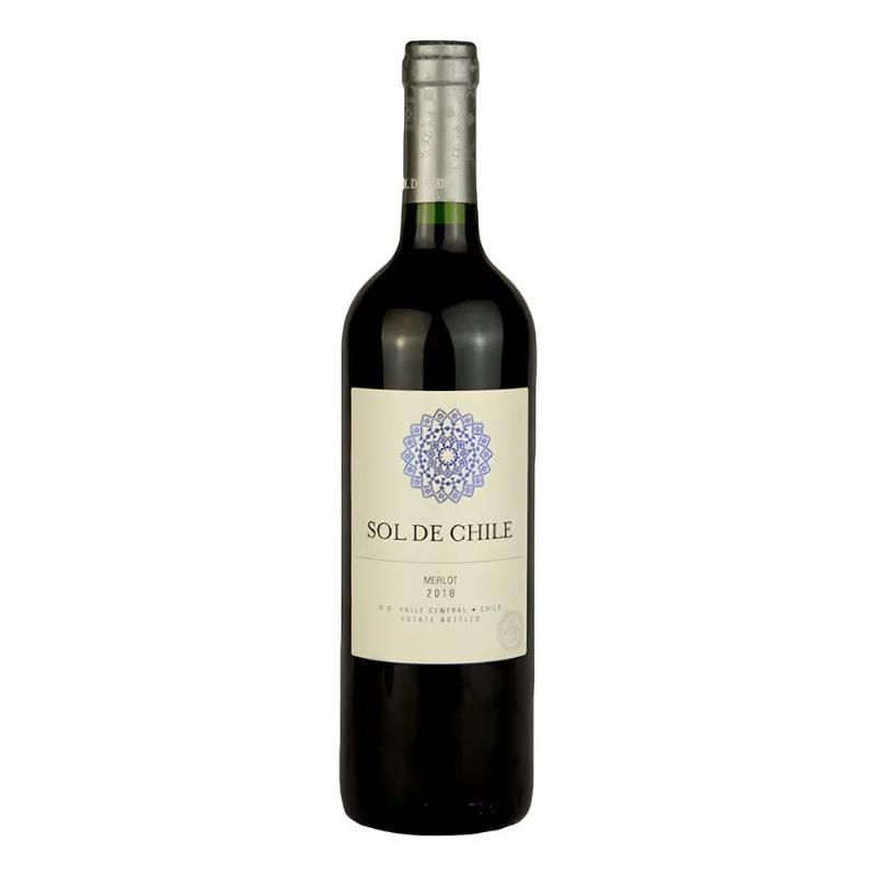 Vinho Chileno Sol de Chile Merlot Reserva 750ml