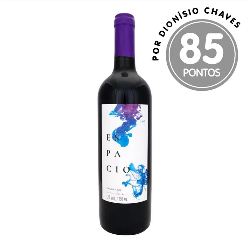Vinho Tinto Chileno Espacio Carmenere Garrafa 750ml