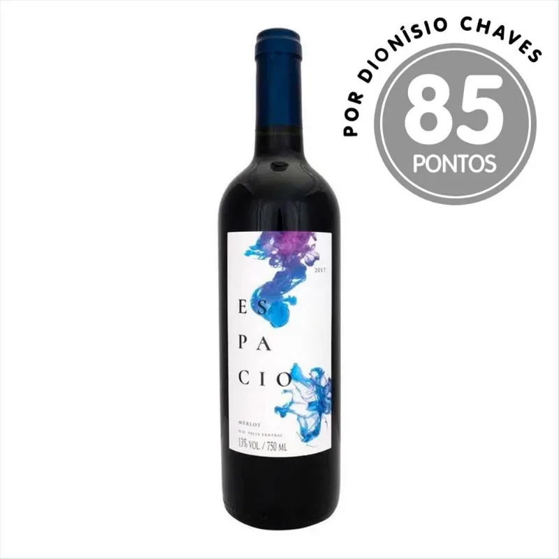 Vinho Tinto Chileno Espacio Merlot Garrafa 750ml