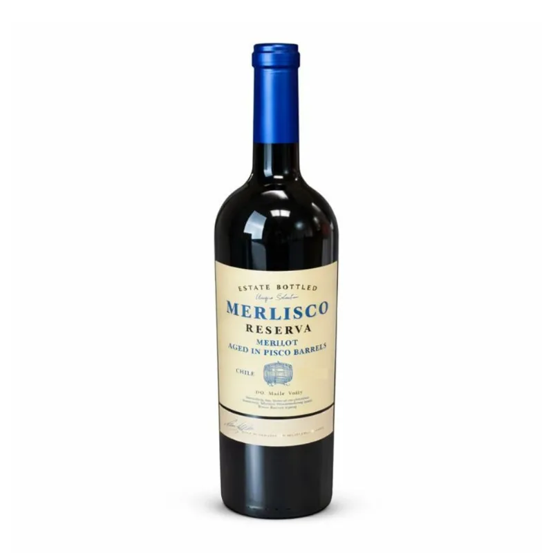 Vinho Chileno Tinto Merlot Reserva Merlisco 750ml