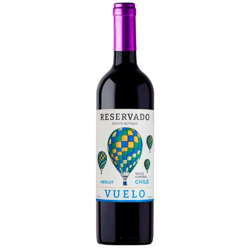 Vinho Chileno Tinto Merlot Reservado Vuelo 750ml