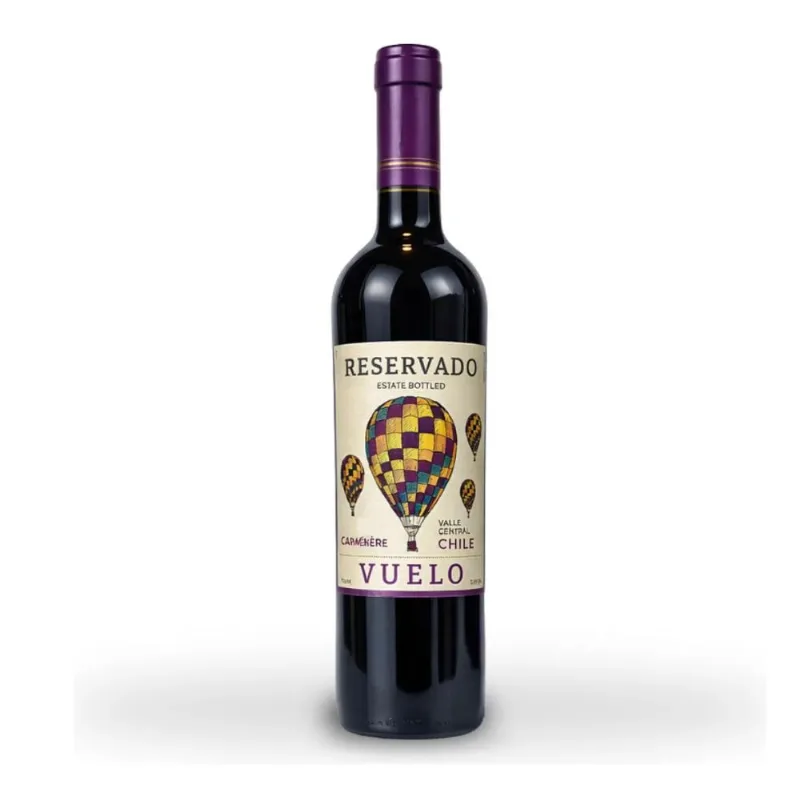Vinho Chileno Tinto Carmenère Reservado Vuelo 750ml