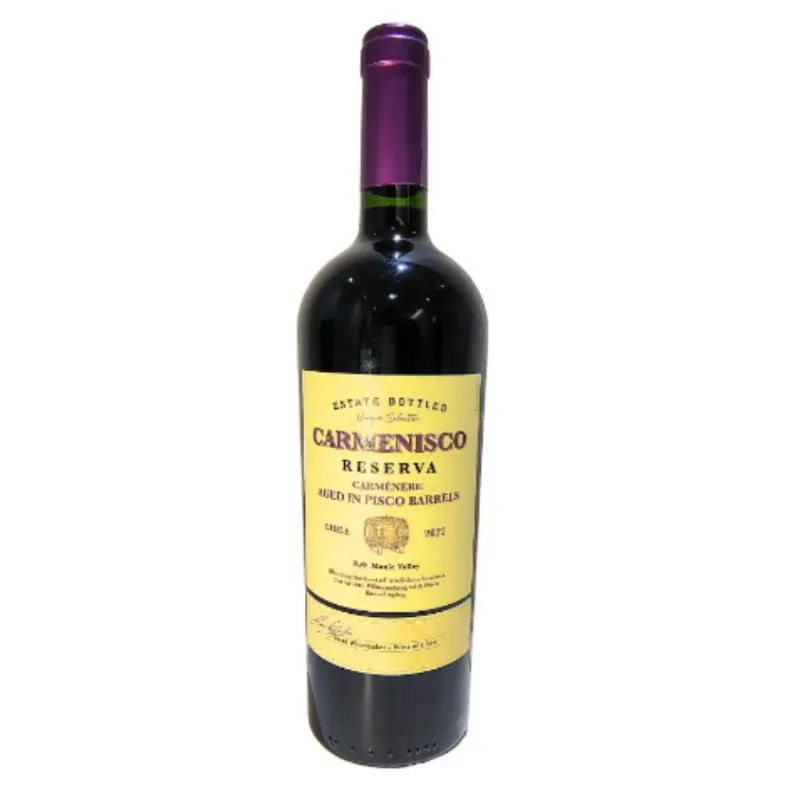 Vinho Chileno Tinto Reserva Carménère Carmenisco 750ml