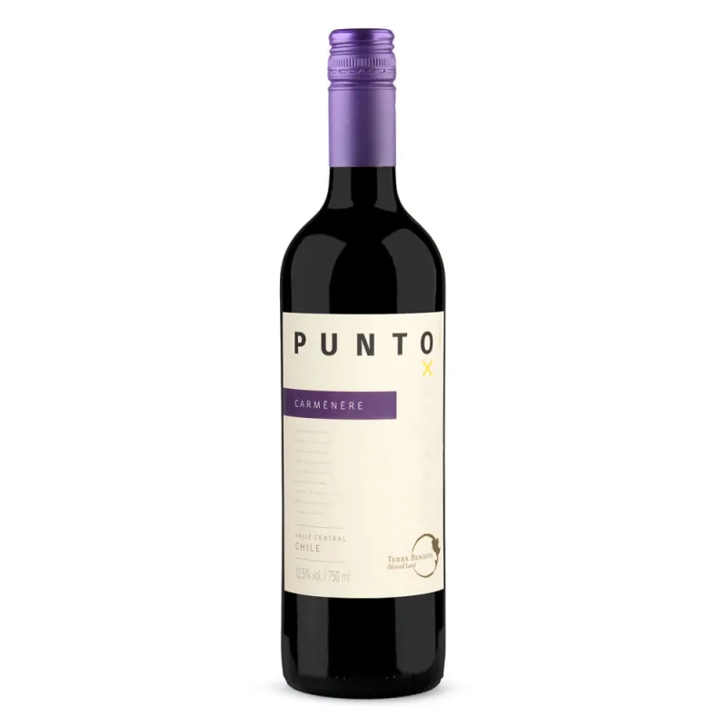 Vinho Tinto Chileno Carmeneré Punto 750ml - PUNTO - Vinhos E Cervejas