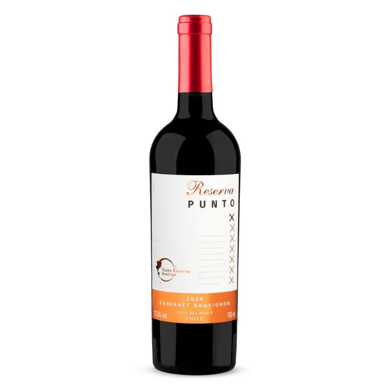 Vinho Tinto Chileno Cabernet Sauvignon Reserva Punto 750ml