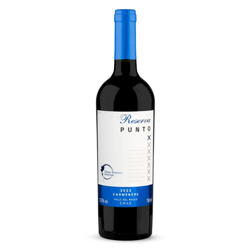 Vinho Tinto Chileno Carmeneré Reserva Punto 750ml