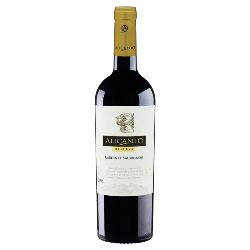 Vinho Chileno Tinto Seco Reserva Alicanto Cabernet Sauvignon Valle del Rapel Garrafa 750ml