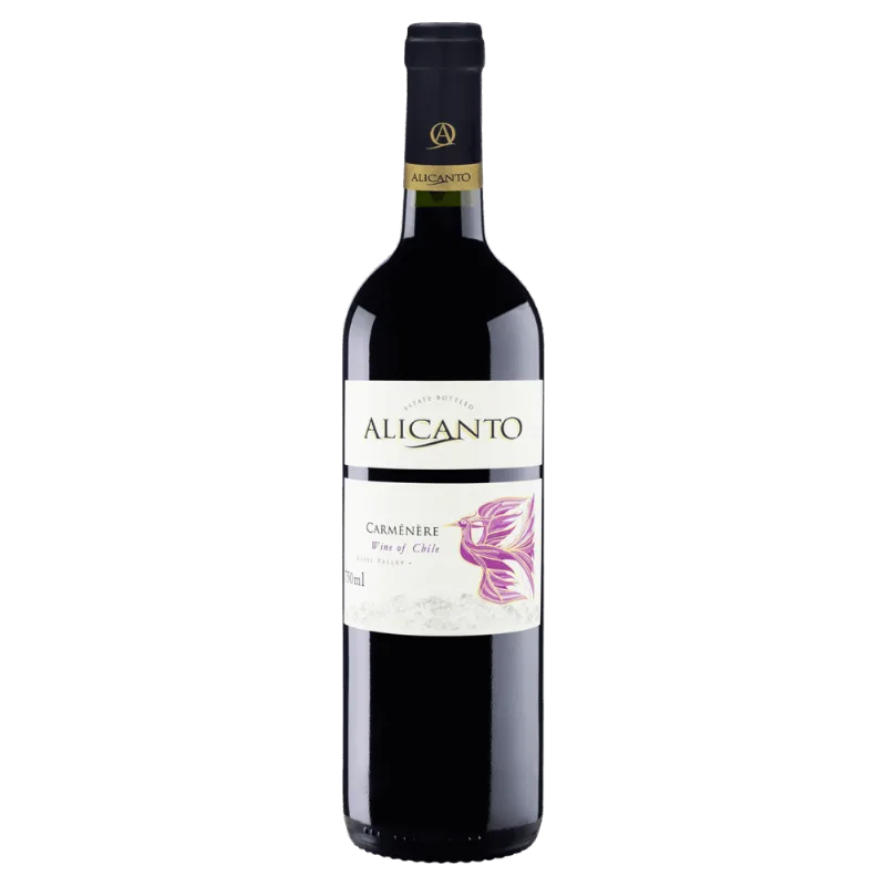 Vinho Chileno Tinto Seco Alicanto Carménère Rapel Valley Garrafa 750ml