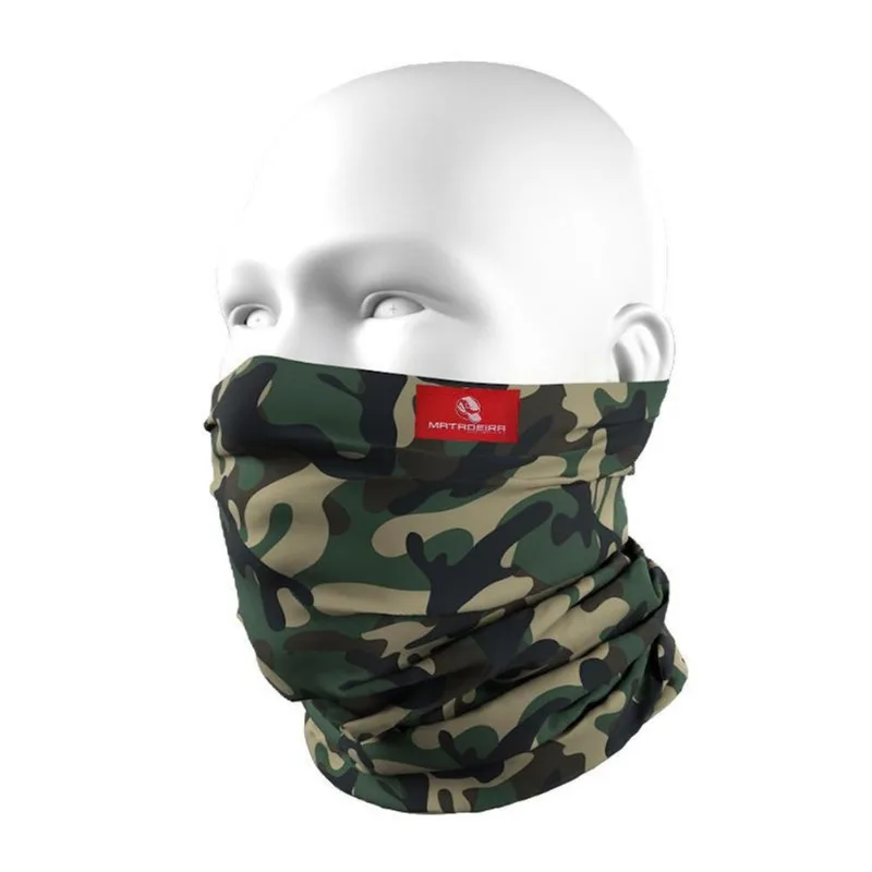Bandana Pesca Buff Tubeneck Elastic Camuflado Verd Matadeira