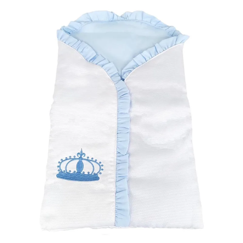 Porta Bebê Saco De Dormir Menino Meu Príncipe Azul Bebê