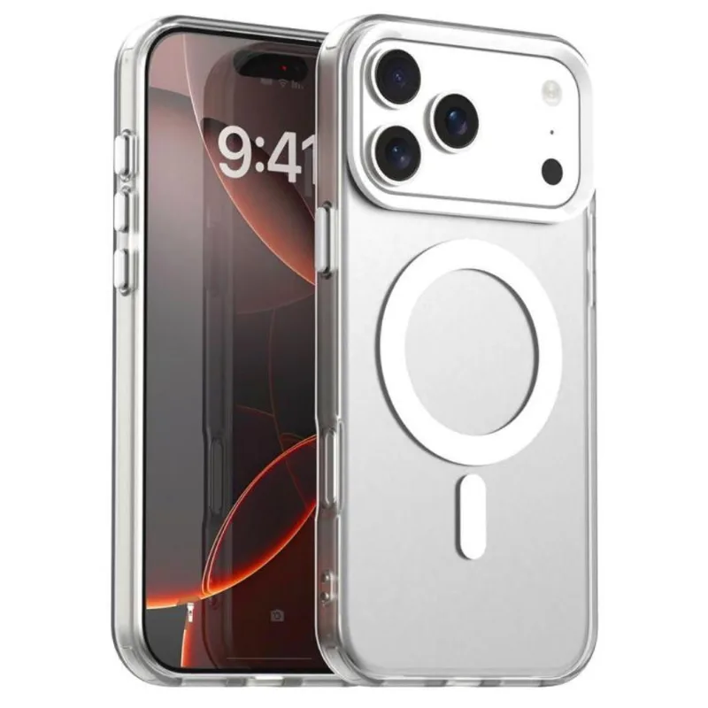 Capa para Celular MDM Iphone 17 Pro Max anti-amarelamento com Magsafe Proteção Contra Impactos