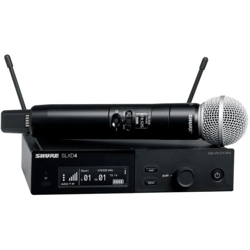 Microfone Sem Fio Shure Digital Slxd24/b58-l55
