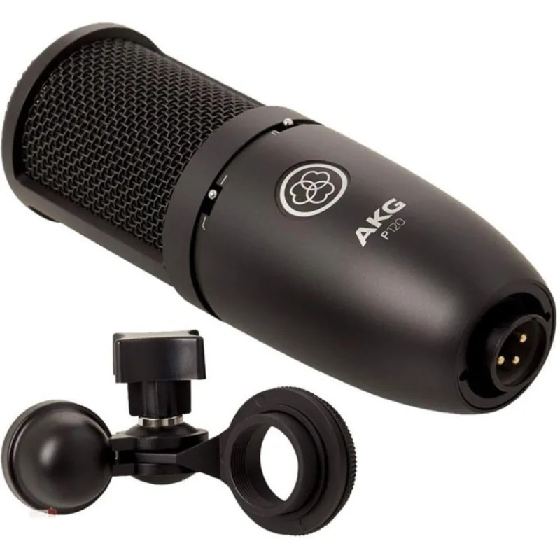 Microfone Akg P120 Condensador Cardióide Preto - akg